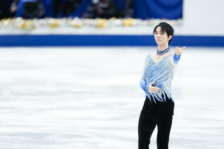 2021-2022シーズンのショートプラグラム『序奏とロンド・カプリチオーソ』　©Asami Enomoto