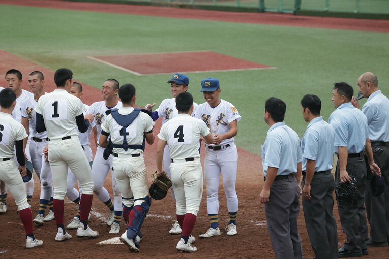 今年の国体で中学時代のチームメイト・川原嗣貴と再会（1/3）