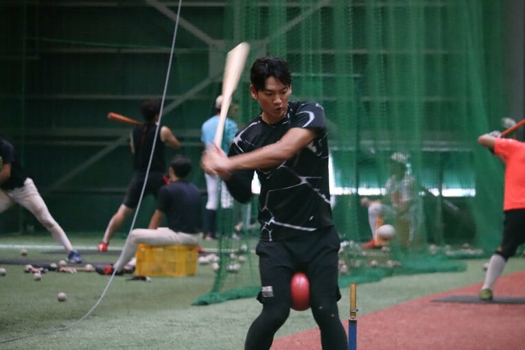 山田健太（立教大4年）の練習風景　©Genki Taguchi