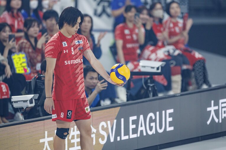 大宅真樹（サントリーサンバーズ大阪）　©︎Kiichi Matsumoto