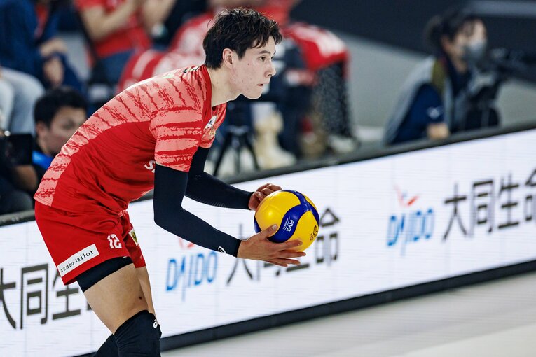 高橋藍（サントリーサンバーズ大阪）　©︎Kiichi Matsumoto