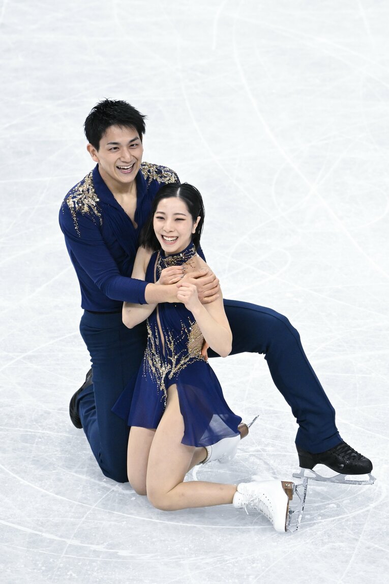 2023年世界選手権ショートプログラムのクライマックス　©Asami Enomoto