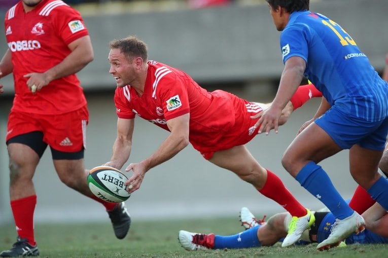 神戸製鋼時代のアンドリュー・エリス　©︎YUTAKA/AFLO SPORT