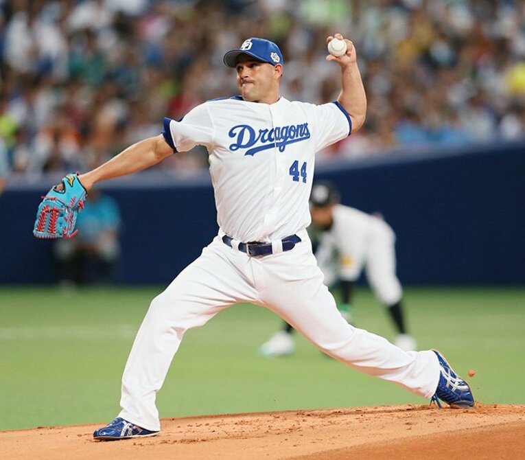 中日時代のバルデス©JIJI PRESS