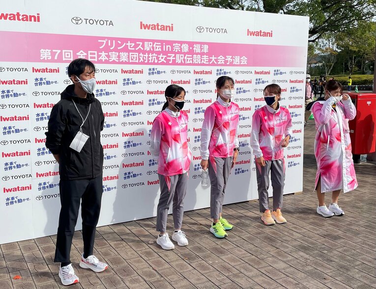 現在は資生堂の監督を務める岩水氏　©資生堂ランニングクラブ