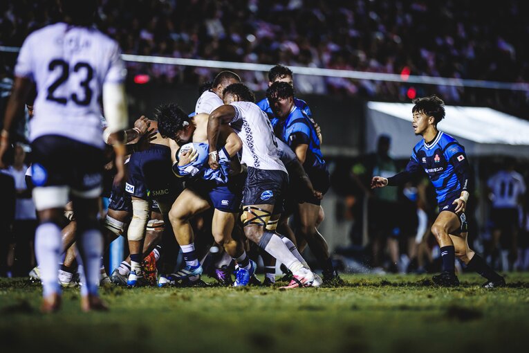 難敵フィジーを相手に劇的な逆転勝利を収めたフィジー戦　©Kiichi Matsumoto