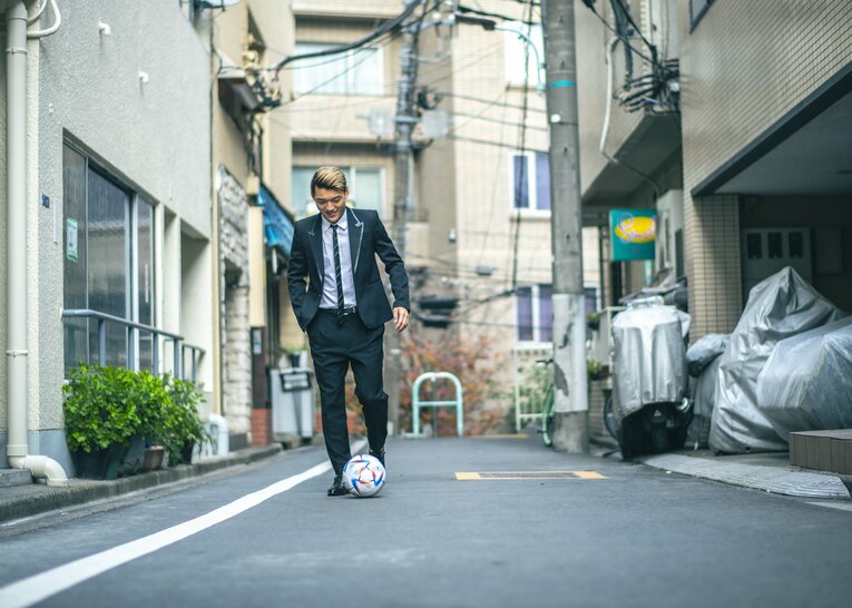 2023年初頭のインタビューにて　©Takuya Sugiyama