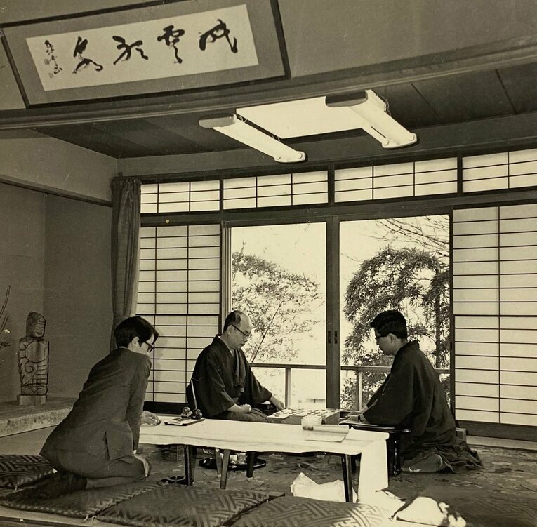 大山－中原の王将戦第1局　©Noboru Tamaru