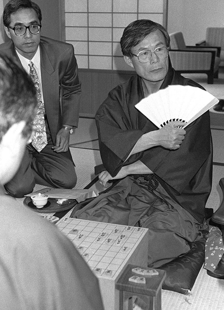 自身初の名人位を獲得した瞬間©Kyodo News