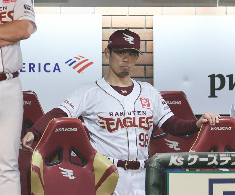 楽天の今江敏晃監督からは開幕投手にも任命された　©︎JIJI PRESS