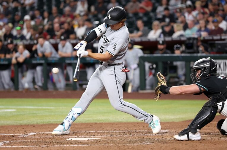 5試合連続ホームランを放つなど絶好調。WBC時の不振はなんだった？ ／ photograph by Getty Images