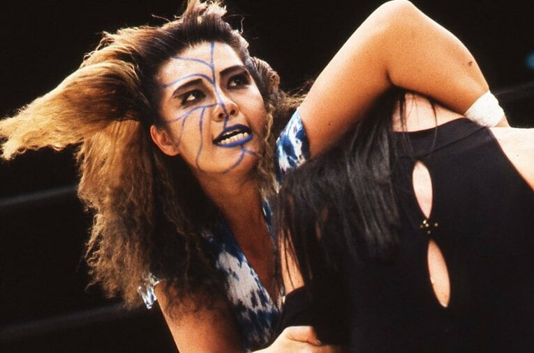 WWE殿堂入りが発表されたブル中野の現役時代 ／ photograph by AFLO