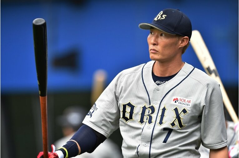 オリックス時代の糸井（日本ハム、阪神時代は写真をクリックしていくと見られます）©Hideki Sugiyama