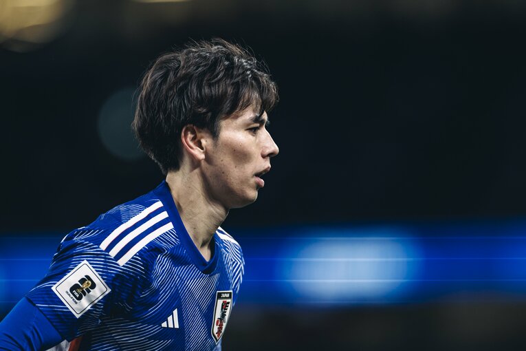 アジアカップでは招集メンバーから外れた田中碧　©Kiichi Matsumoto/JMPA