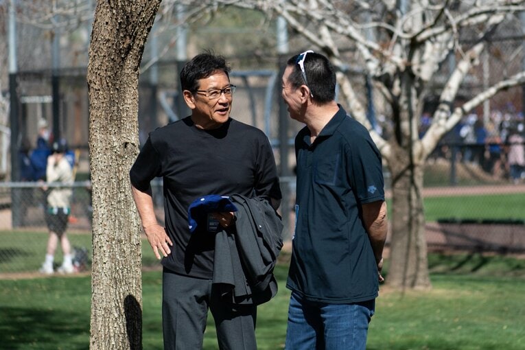 アメリカに視察に訪れた栗山氏　©Nanae Suzuki