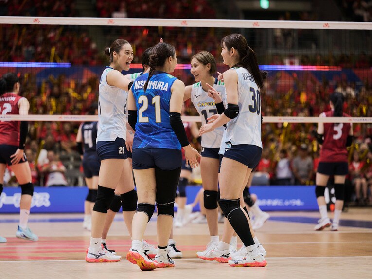 バレーボールネーションズリーグ 韓国戦　©︎Yuki Suenaga