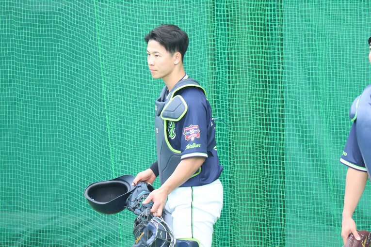 キャンプの練習試合で4番に抜擢されるなど、今季の飛躍が期待される　©Fumi Sawai