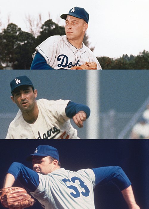 ジョニー・ポドレス　Johnny Podres／サンディー・コーファックス　Sandy Koufax／ドン・ドライスデール　Don Drysdale