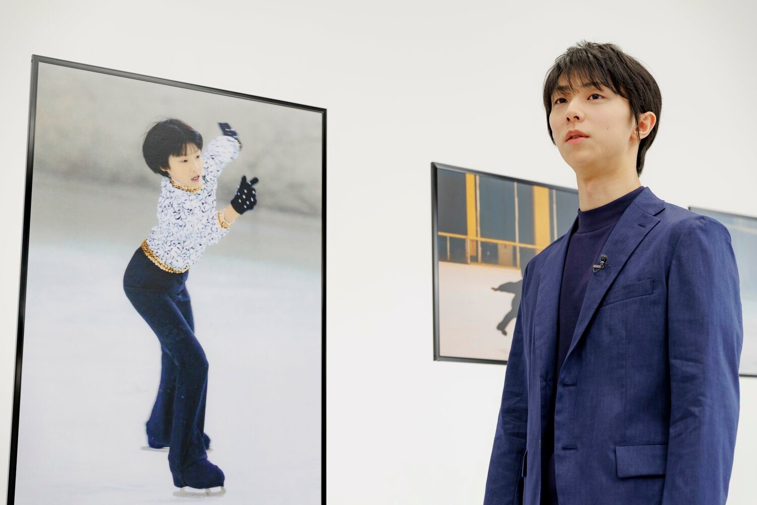 小学生時代のスケート経験を明かす羽生結弦 ©︎Kiichi Matsumoto