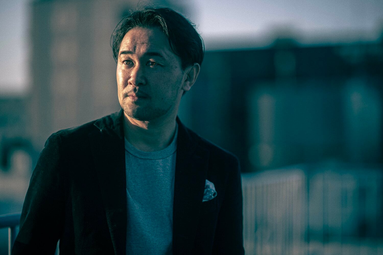 5月6日の井上尚弥vsネリ戦を前に、Numberのインタビューに応じた山中　©Takuya Sugiyama