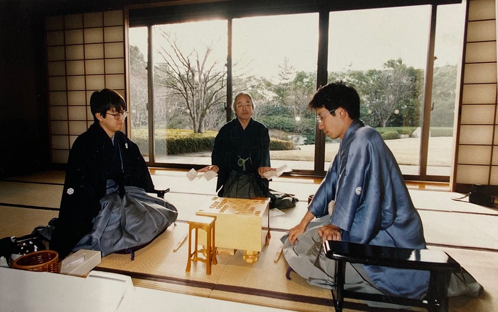 1998年の王将戦（羽生王将ー佐藤康光八段）第2局　©Noboru Tamaru