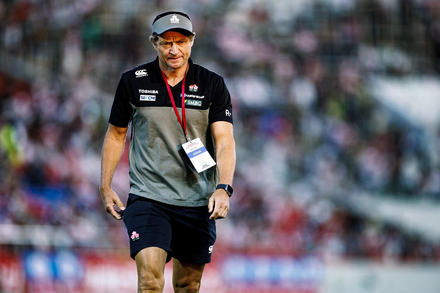 アタックをデザインするトニー・ブラウンコーチ。W杯本番に向けた“秘策”も楽しみに待ちたい ©︎Kiichi Matsumoto