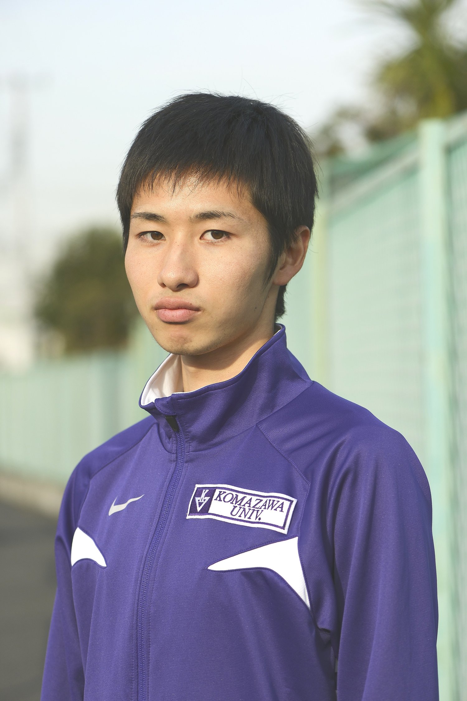 最後の箱根駅伝を控えた当時4年生の撹上　©Asami Enomoto