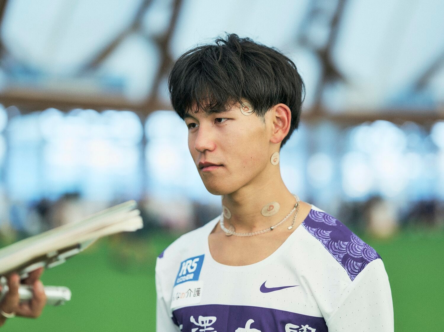 出雲駅伝の5位という結果に厳しい表情を見せていた山川 ©Yuki Suenaga