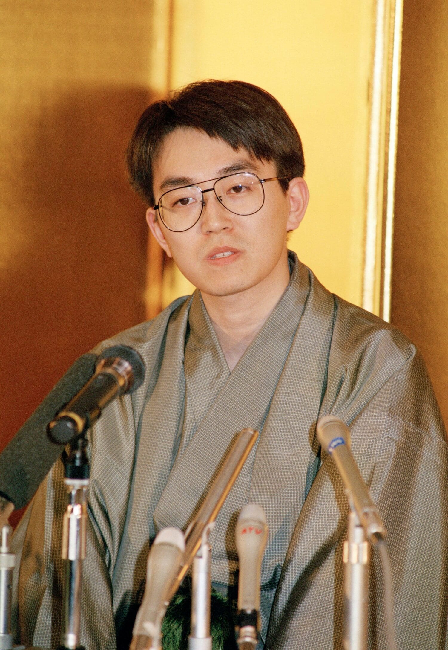 95年の羽生。当時の年間賞金は1億6000万円超となった　©JIJI PRESS