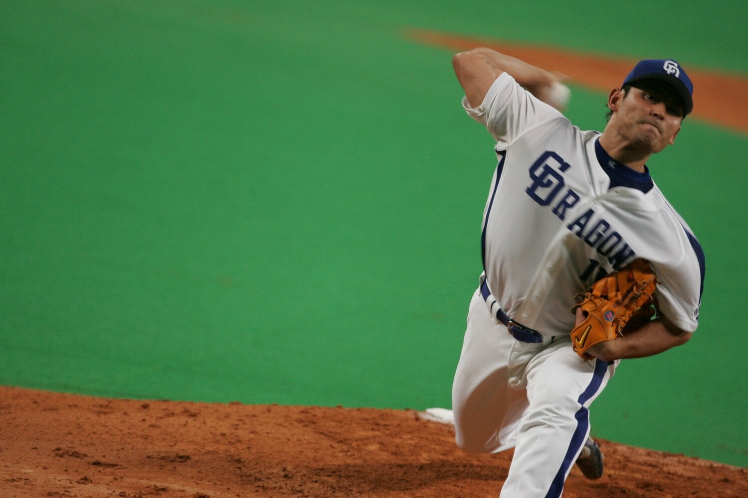 2007年は12勝をあげ4年連続二桁勝利を達成した川上。クライマックスシリーズ第1戦でも先発し7回無失点で勝利した　©︎Tamon Matsuzono