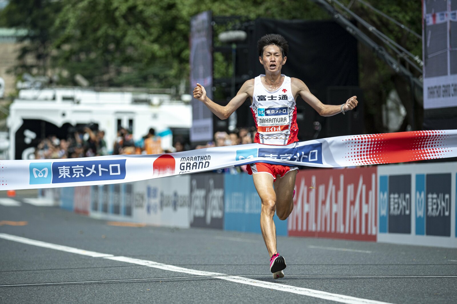 2019年のMGCで優勝、東京五輪代表の座を掴んだ　photograph by Takuya Sugiyama