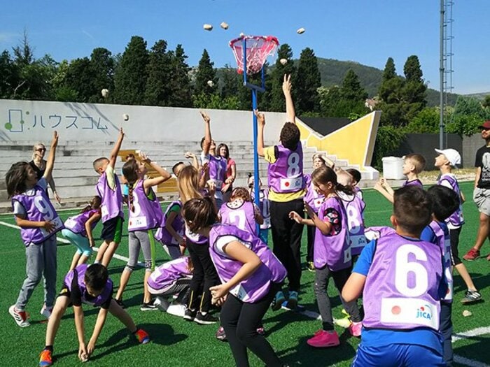 ボスニア･ヘルツェゴビナ、紛争から25年。分断した民族を繋ぐ“日本の運動会”。＜Number Web＞ photograph by JICA