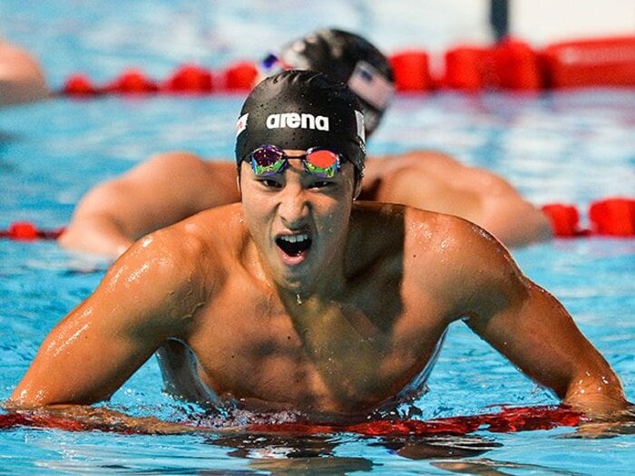 ライバル萩野公介を制し、金メダル。瀬戸大也“大逆転”までの1年間。＜Number Web＞ photograph by AFLO