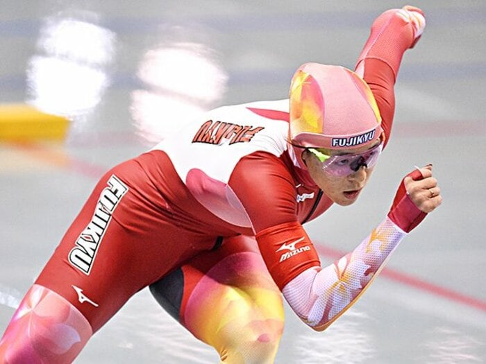 エリート5姉妹の末っ子・菊池純礼。スケート二刀流、ダブル優勝の快挙。＜Number Web＞ photograph by Matsuo/AFLO SPORT