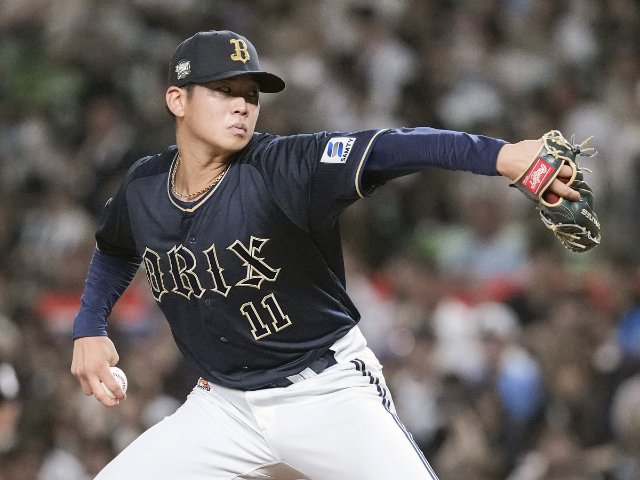 オリックスバファローズ 山下舜平大選手 12番 ハイクオリティ