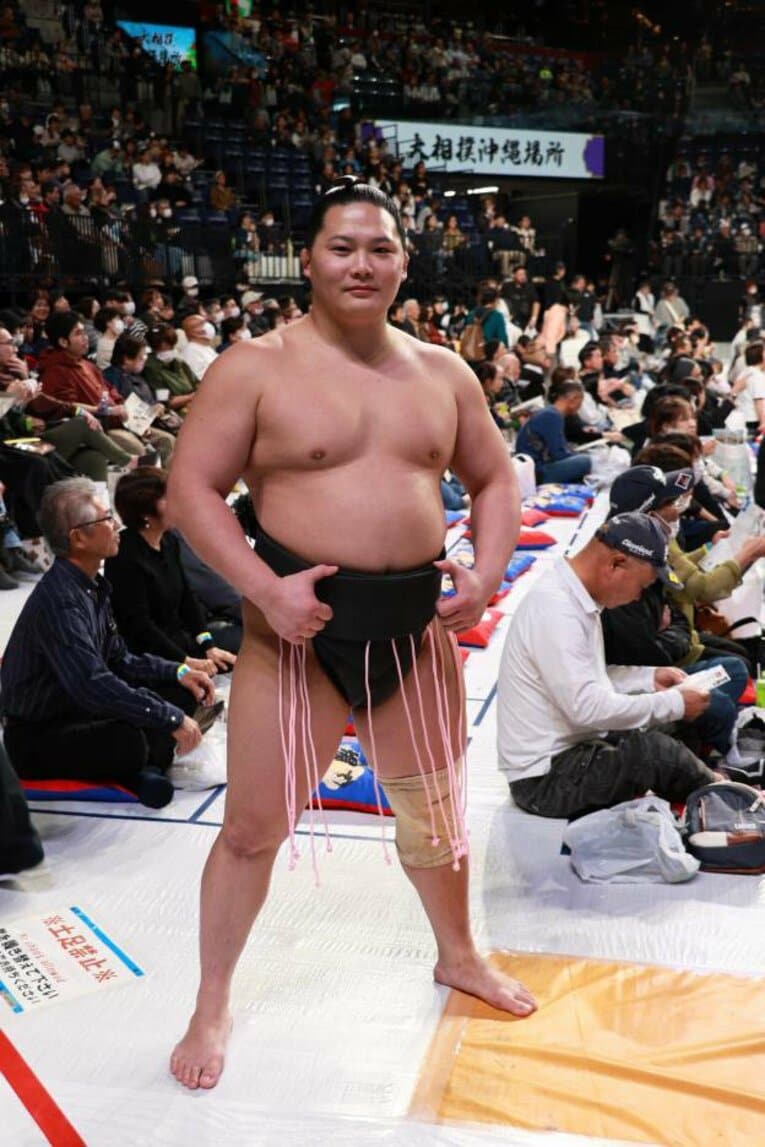 現役時代の雷鵬氏。小兵ながら俊敏な動きとキレのある足技で人気を博した　©本人提供
