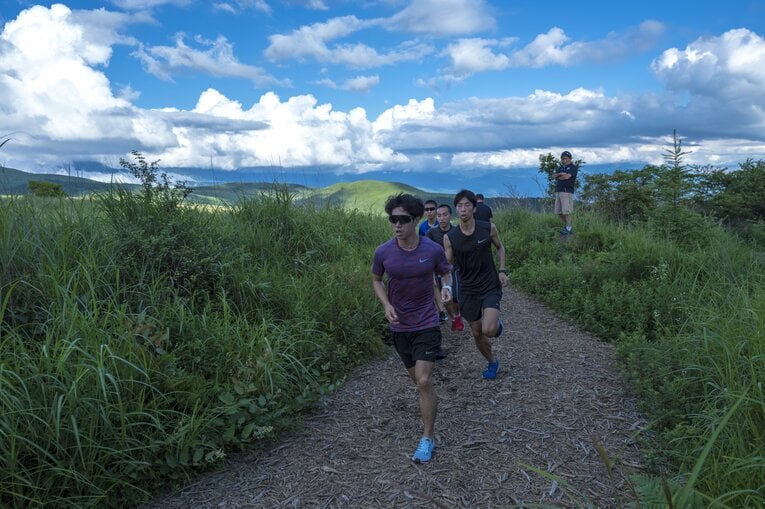 2017年の東海大合宿　©Takuya Sugiyama