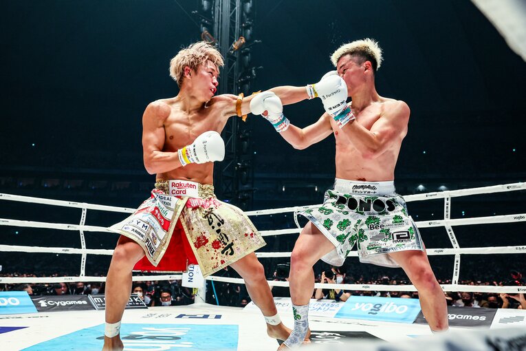 武尊のジャブ　©THE MATCH 2022/Susumu Nagao