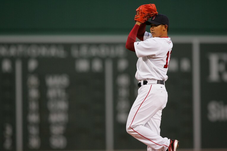 レッドソックス時代の松坂大輔（2007年）©︎Hideki Sugiyama