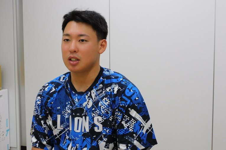 ドラフトを振り返る山田　©NumberWeb