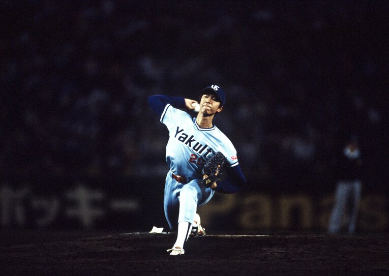 現在はヤクルトの一軍投手コーチを務める伊藤智仁。1年目途中に故障するまでの驚異的なピッチングは今も語り継がれている　©BUNGEISHUNJU