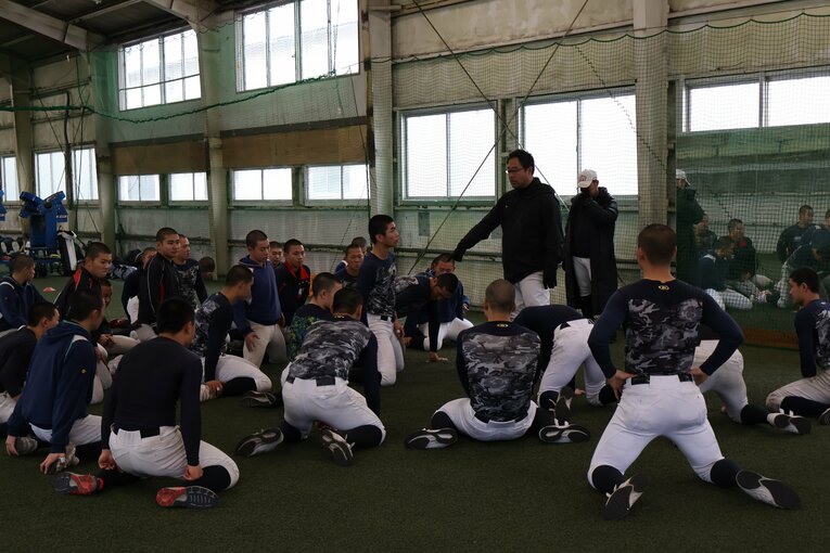 被災地からの出場ということで、嫌が上にも注目を浴びる。一方で、それが悪い方向に出ないように中村監督も注意しているという　©Fumi Sawai