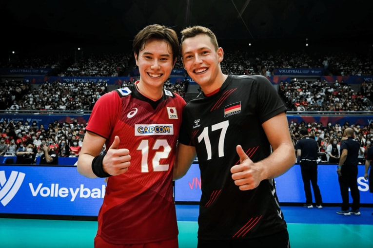 ネーションズリーグ・ドイツ戦　©︎FIVB