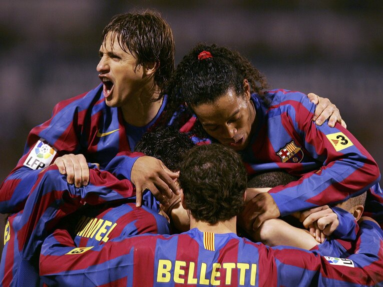 バルセロナ時代のエジミウソン　©Getty Images