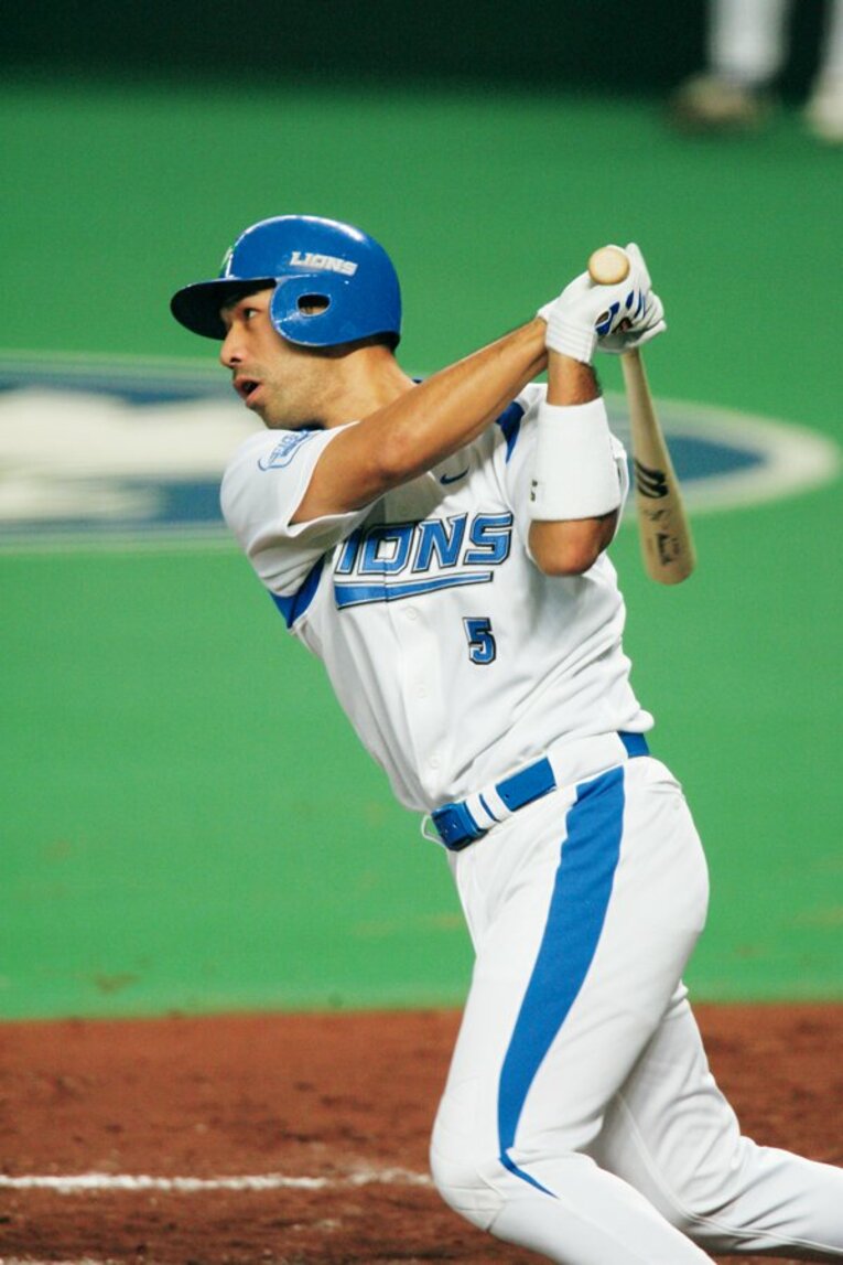 和田一浩（わだ・かずひろ）1972年6月19日生、岐阜県出身。県岐阜商高、東北福祉大、神戸製鋼を経て'97年にドラフト4位で西武に入団。2005年に首位打者を獲得。'08年にFAで中日に移籍。'15年に2000安打を達成し、同年限りで現役引退。'23年から昨季まで中日で打撃コーチを務め、現在は評論家　©Hideki Sugiyama