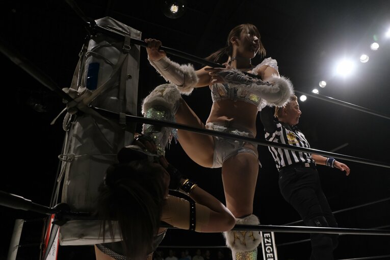 マリーゴールドの女子プロレスラー・桜井麻衣　©Norihiro Hashimoto