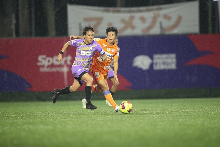 タンピネス・ローバーズFCでプレーする仲村京雅　©︎Ayumu Nagami