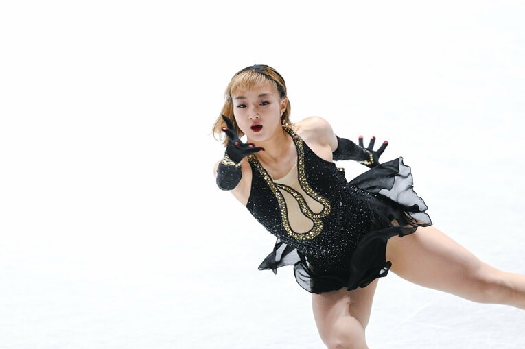 NHK杯、坂本花織のフリー演技　©︎Asami Enomoto