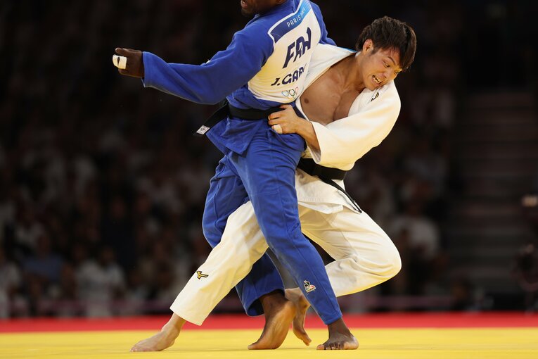 阿部一二三vsガバ、阿部一二三の鍛えられた肉体【2枚目／全2枚】　©JMPA