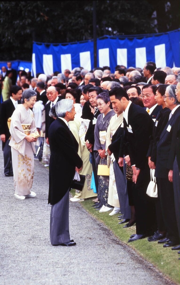 2001年秋の園遊会　©JMPA